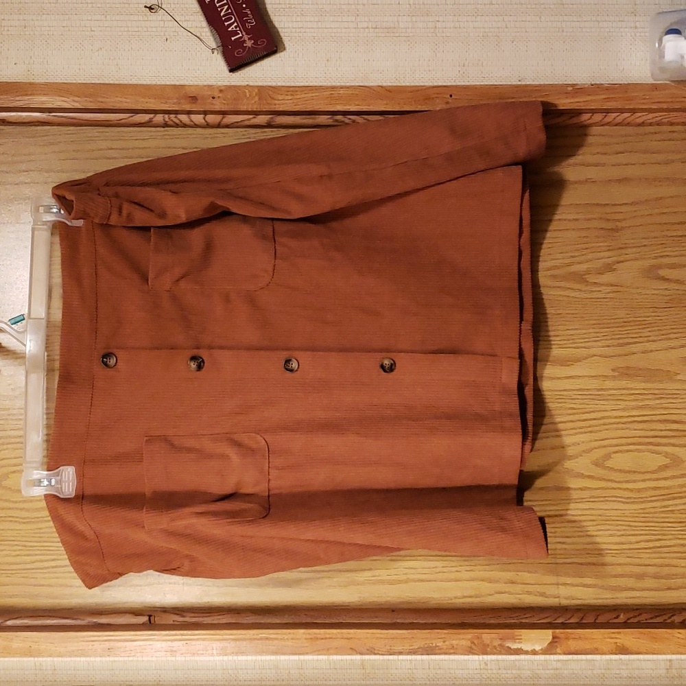 Shein Mini Skirt Size US 30/7X camel/brown - Picture 2 of 6